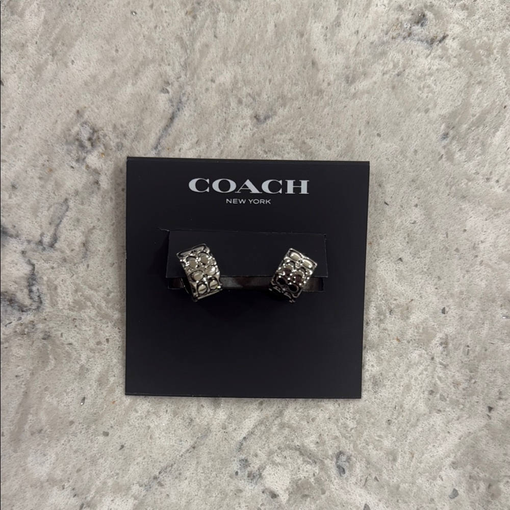 Coach Silver Earrings
